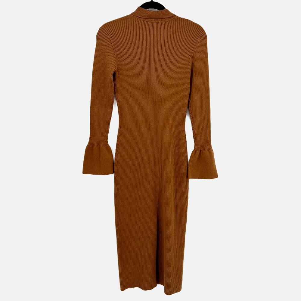 Rails Rosalie Rib-Knit Midi Dress in Fox Small - Picture 4 of 8